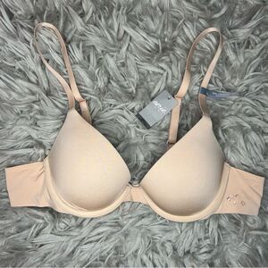 NEW Aerie Real Me full coverage neutral nude bra size 34AA